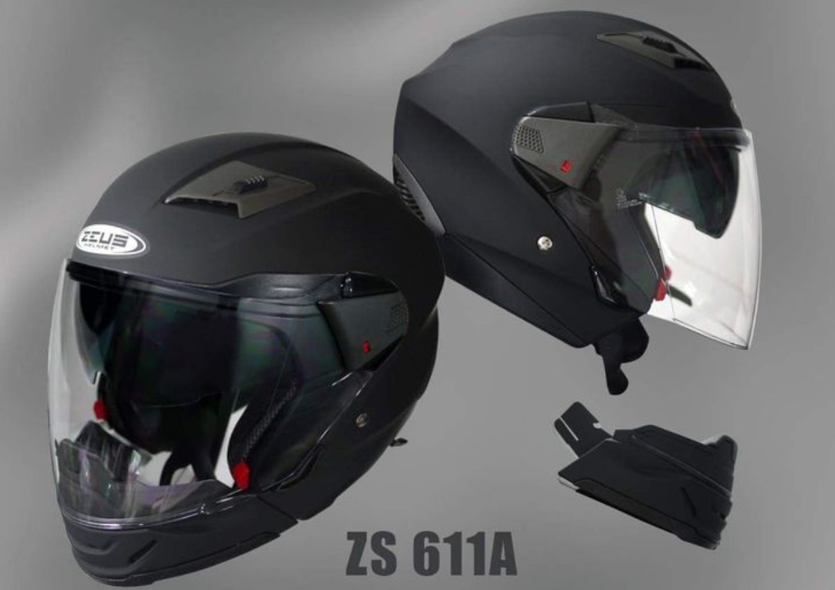 Helm half face Zeus ZS-611A