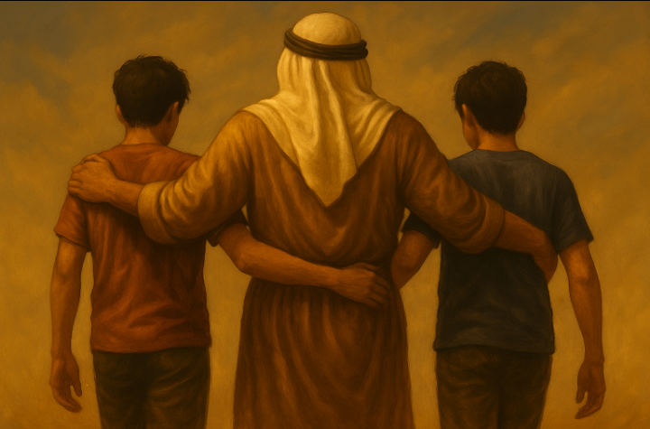 Ilustrasi cerita pendek alias cerpen Idul Adha berjudul Ismail atau Ishaq.