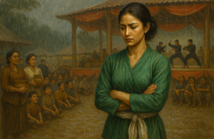 Ilustrasi cerita silat Palagan Lawu Wilis bagian 140.