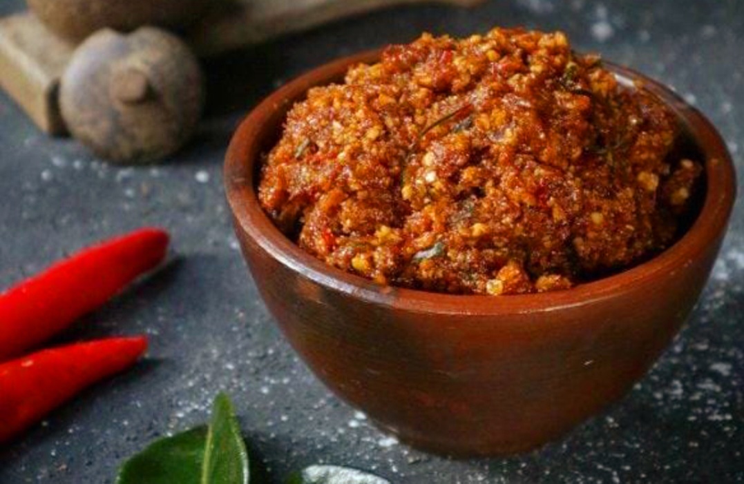 Ilustrasi sambal pecel Madiun.