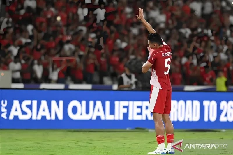 Rizky Ridho dikabarkan cedera saat latihan.