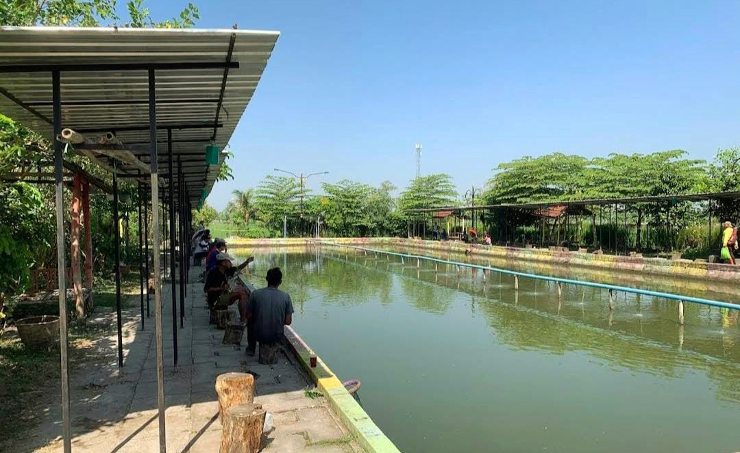 Tempat mancing di Joglo Palereman Kota Madiun.