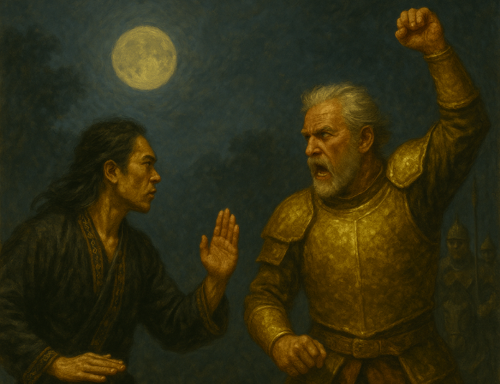 Ilustrasi cerita silat Palagan Lawu Wilis bagian 158.