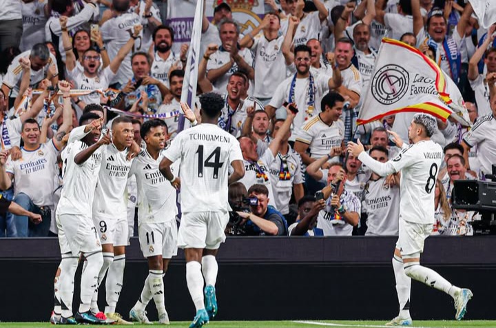 Real Madrid turun dengan skuad terbaiknya.