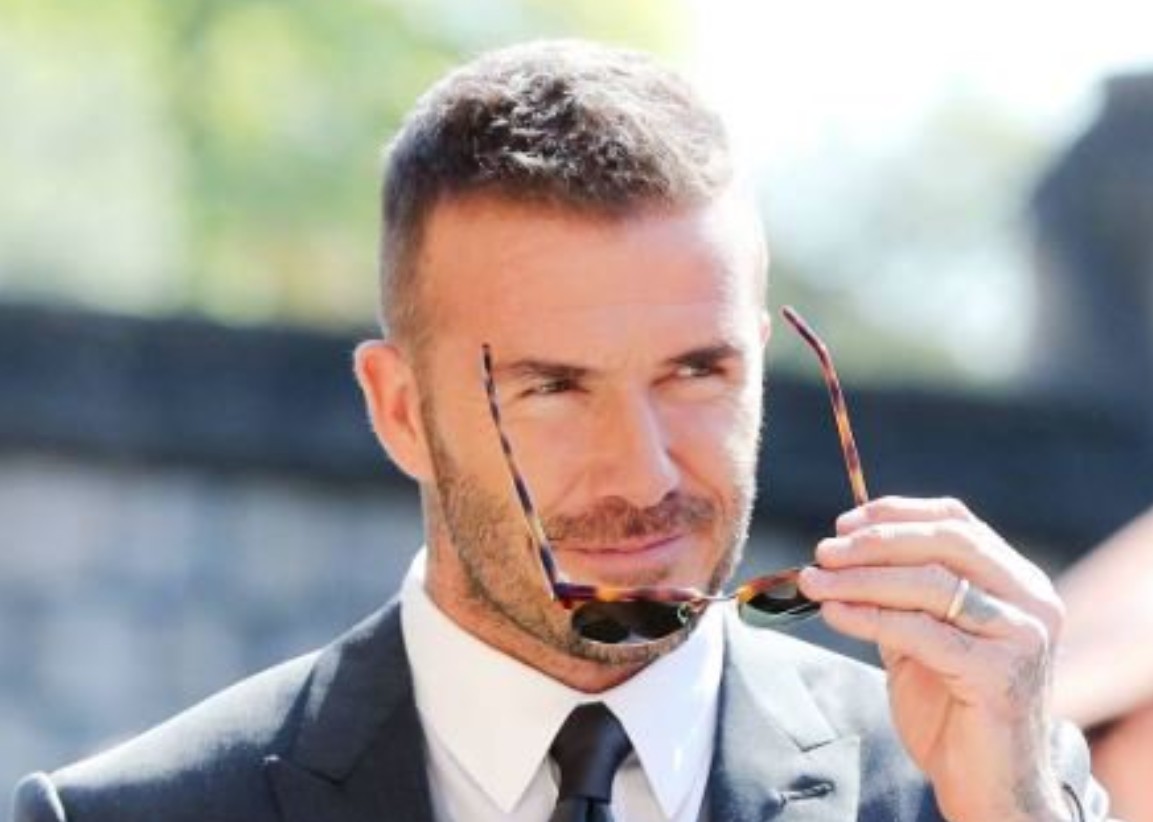 Legenda sepak bola Inggris David Beckham.