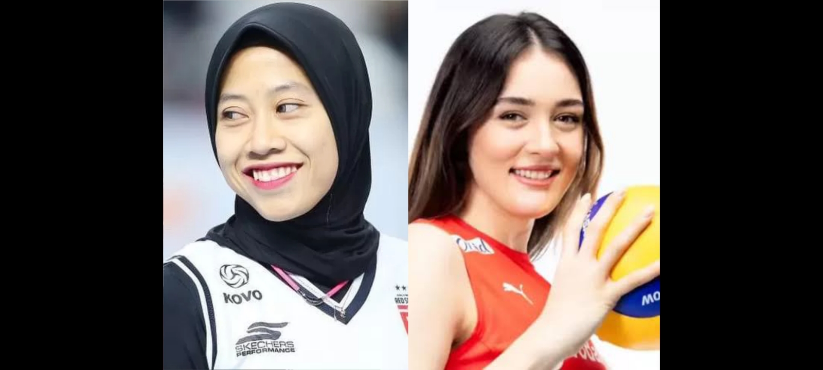 Pevoli profesional Megawati Hangestri dan Zehra Gunes.