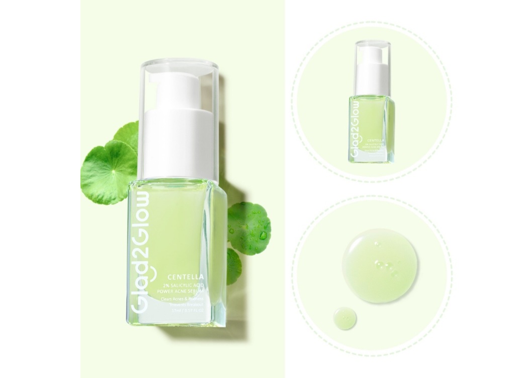 Ilustrasi rekomendasi serum wajah untuk kulit sensitif salah satunya Glad2Glow.