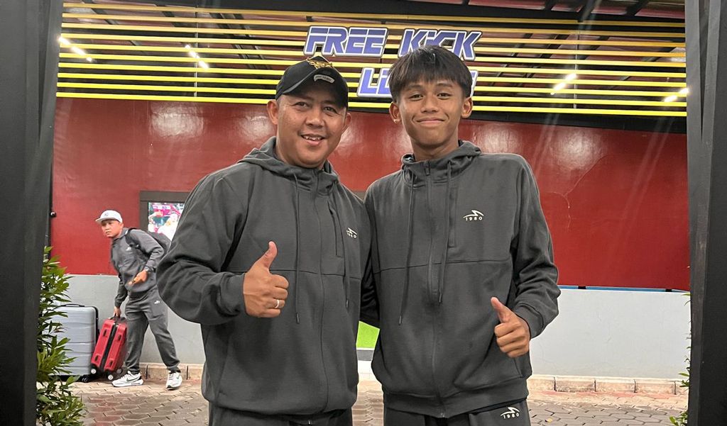 Waliyuddin Sofa, pemain muda Persib Bandung jebolan Osasuna, mengikuti seleksi Timnas U-17.