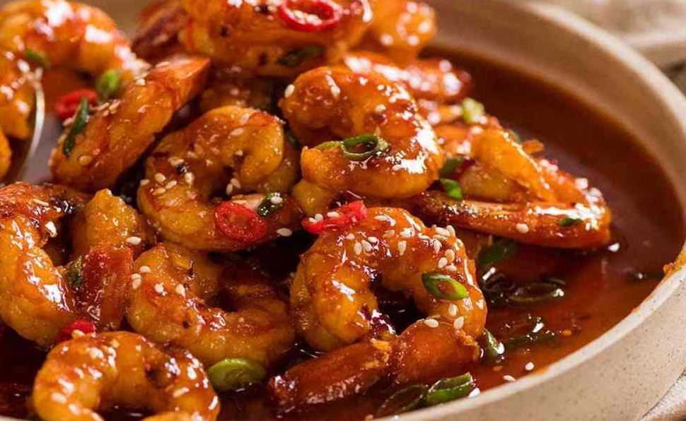 Resep udang asam manis