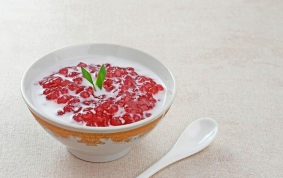 Ilustrasi bubur mutiara.