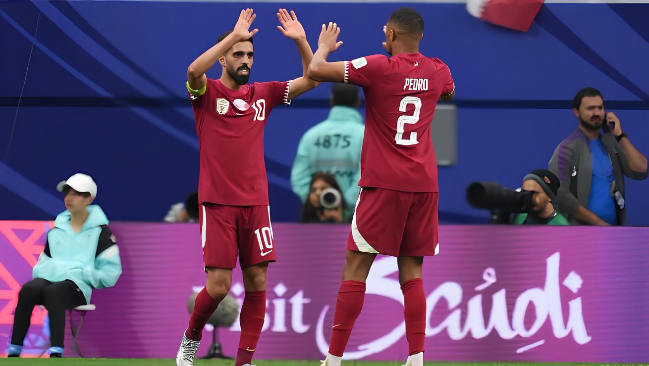 Qatar saat melakoni salah satu laga kualifikasi Piala Dunia.
