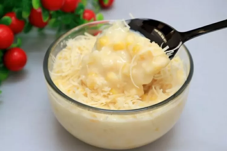 Ilustrasi jagung susu keju