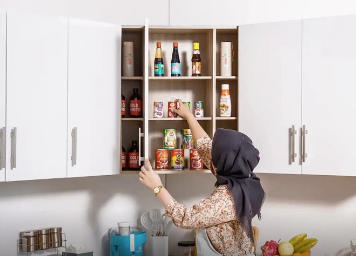 Ilustrasi model kitchen set Olympic.