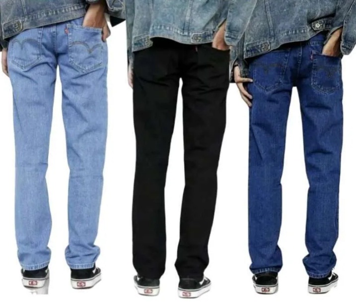 Ilustrasi rekomendasi celana jeans pria.