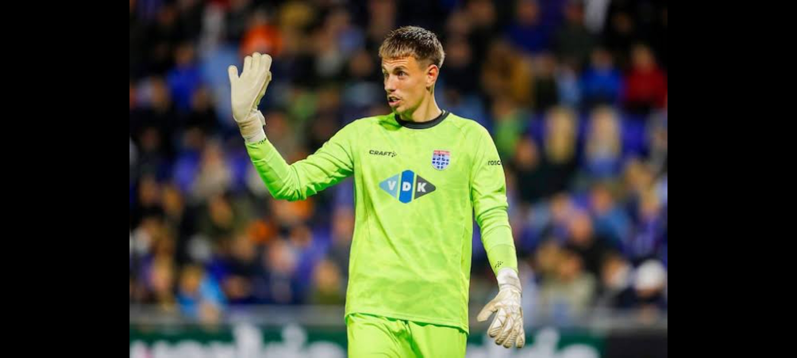 Kiper PEC Zwolle Mike Hauptmeijer.