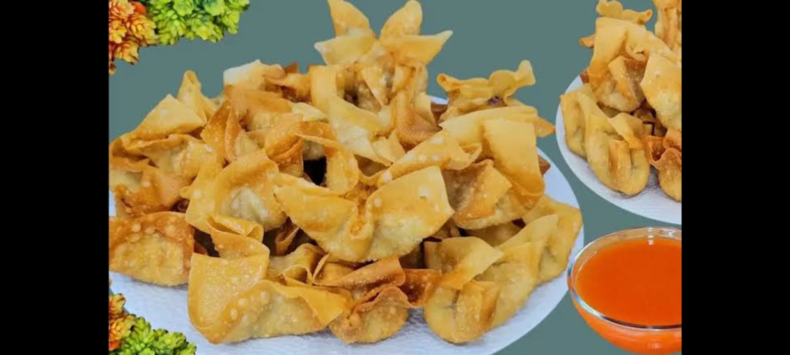 Resep siomay goreng isi ayam jamur.