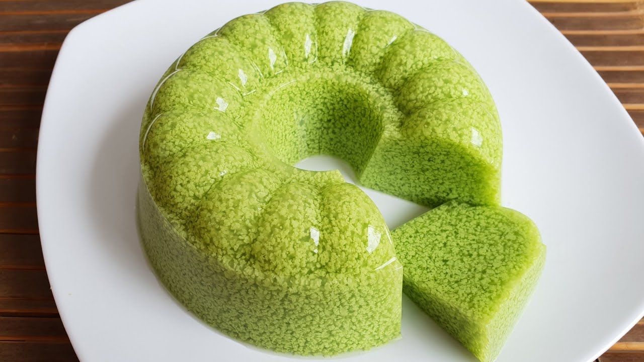 Puding Lumut Pandan