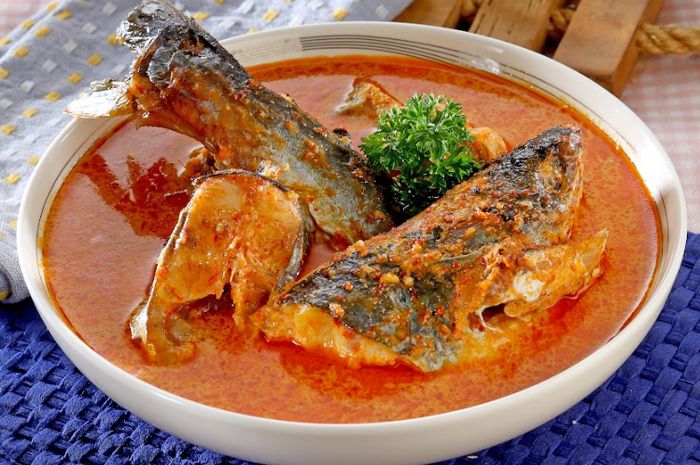 Ilustrasi resep gulai ikan patin untuk makan siang.