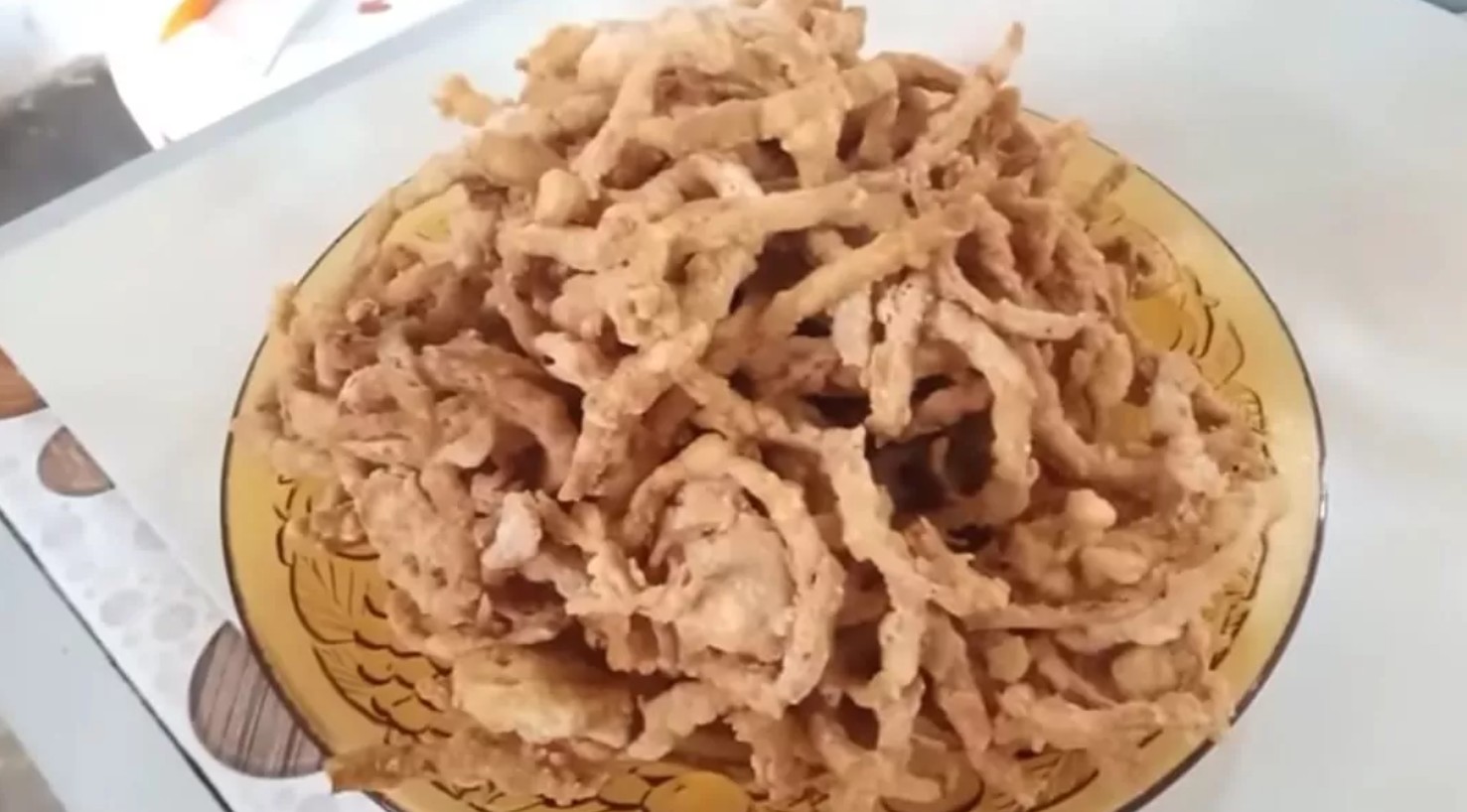 Keripik jantung pisang