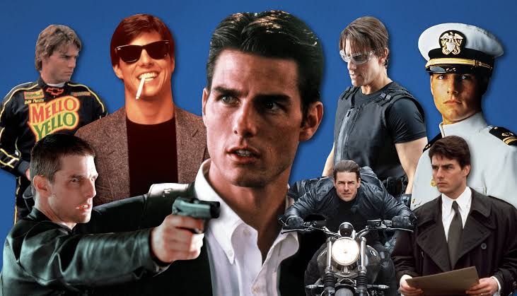 Deretan karakter yang dimainkan Tom Cruise di film-film Hollywood.