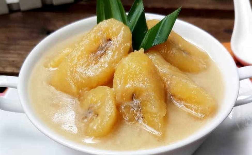 Ilustrasi kolak pisang singkong yang legit.