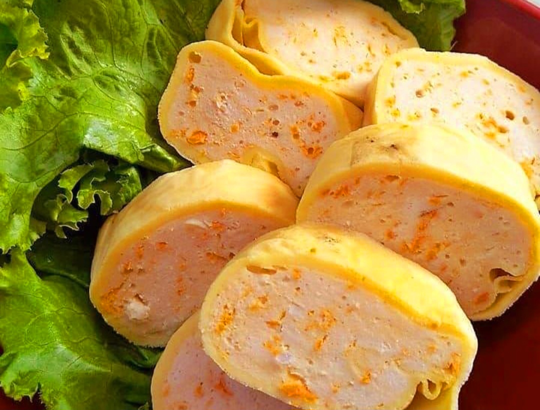 Rolade ayam sayur, lauk sehat dan tahan lama.