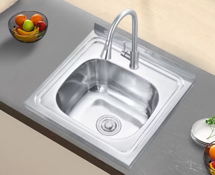 ilustrasi rekomendasi kitchen sink 1 lubang anti karat.