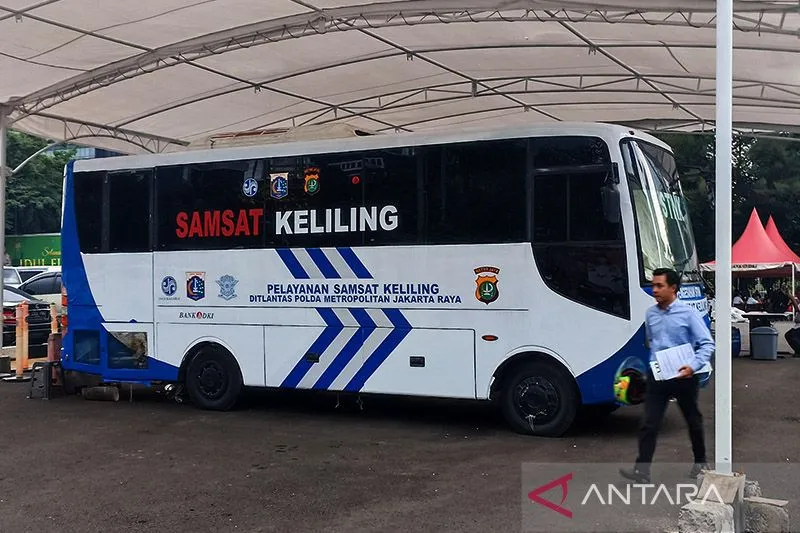Ilustrasi samsat keliling.