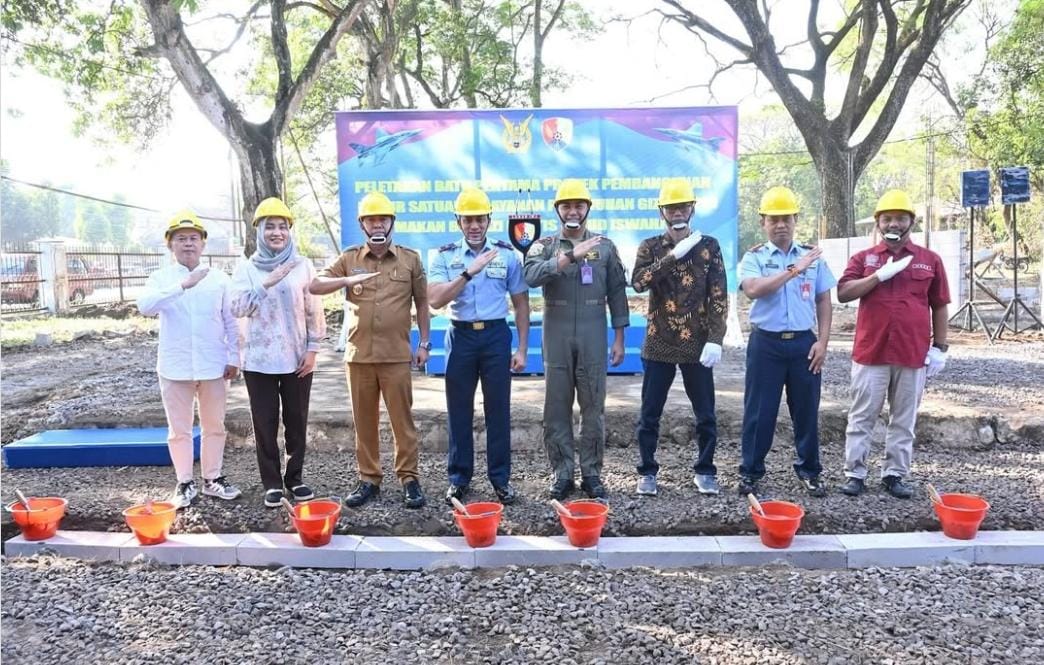 Lanud Iswahjudi membangun dapur sehat untuk mendukung program Makan Begizi Gratis di Magetan pada Selasa (1/7) lalu. FOTO: Lanud Iswahjudi
