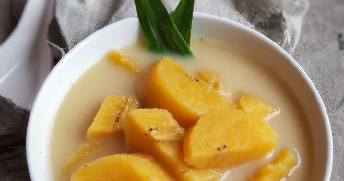 Ilustrasi Pisang Rebus Jahe