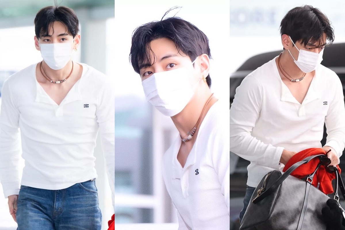 V BTS kembali beraktivitas setelah selesai menjalankan wamil. Penampilan barunya bikin penggemarnya kepincut.