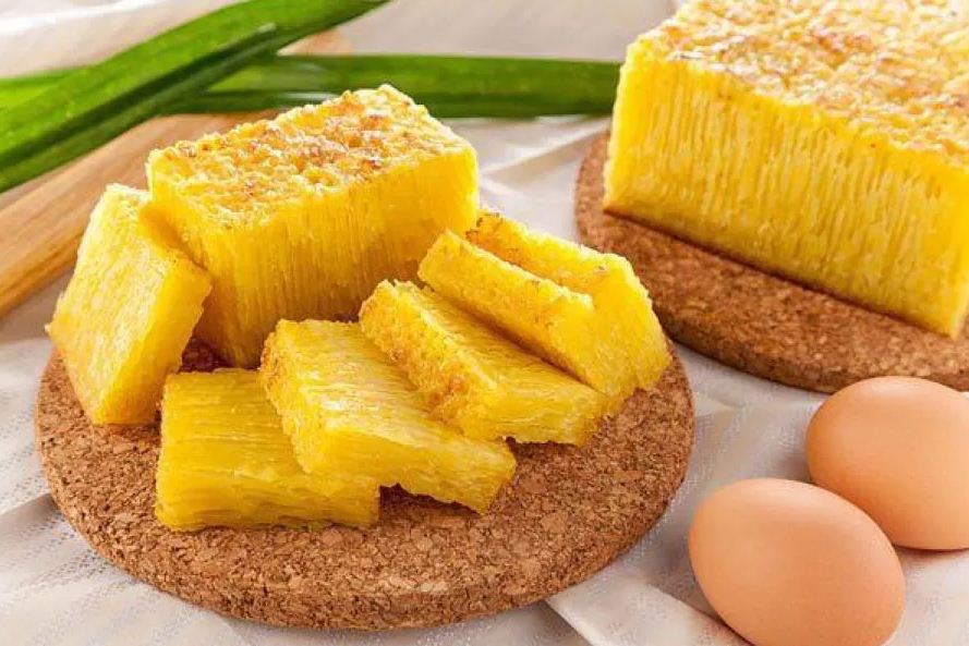 Ilustrasi resep bika ambon.