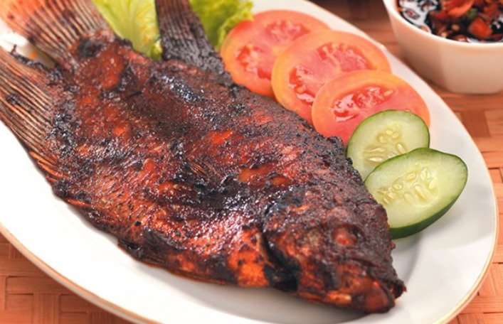 Ilustrasi resep gurame bakar.