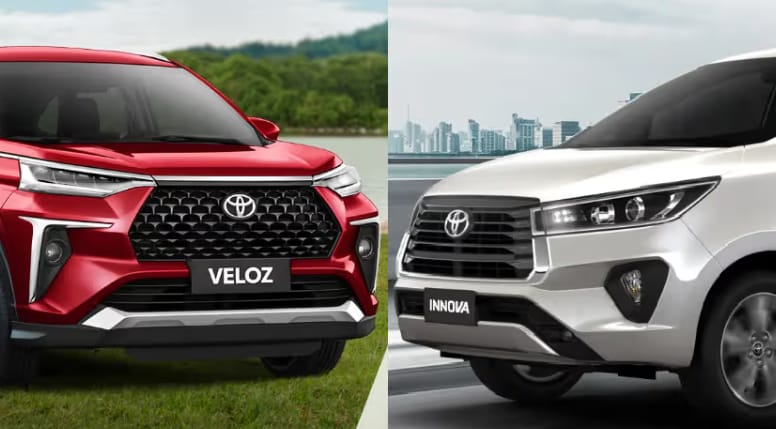 Komparasi Toyota Veloz dan Innova Reborn.