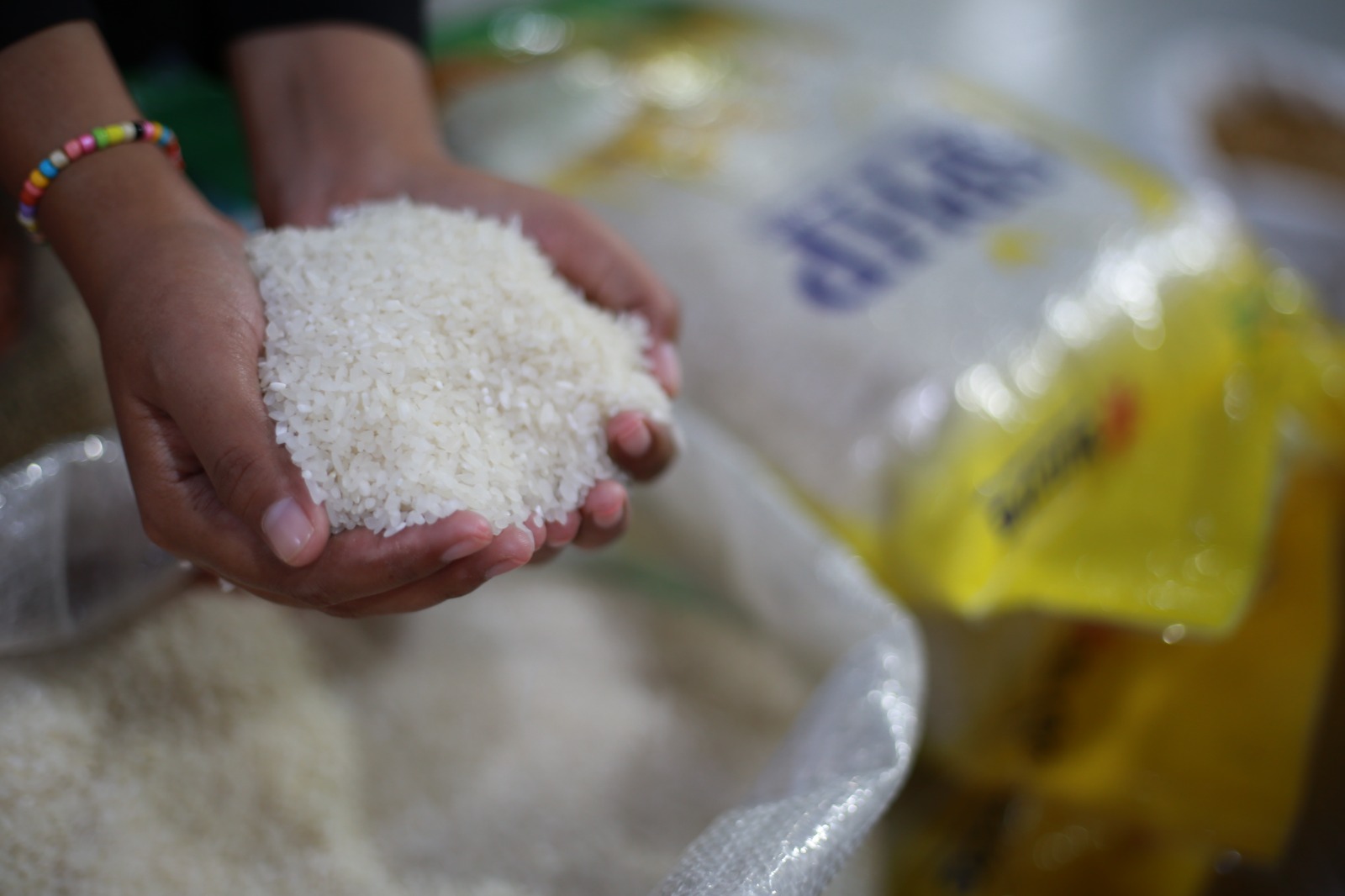 Gudang Bulog Madiun menyimpan puluhan ribu ton beras untuk kebutuhan wilayah Madiun Raya. FOTO: BAGAS BIMANTARA/RADAR MADIUN