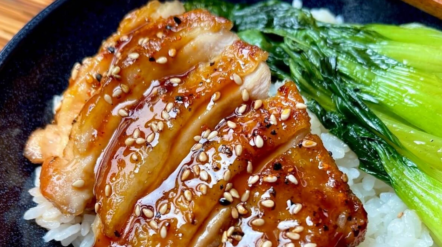 Ilustrasi chicken teriyaki