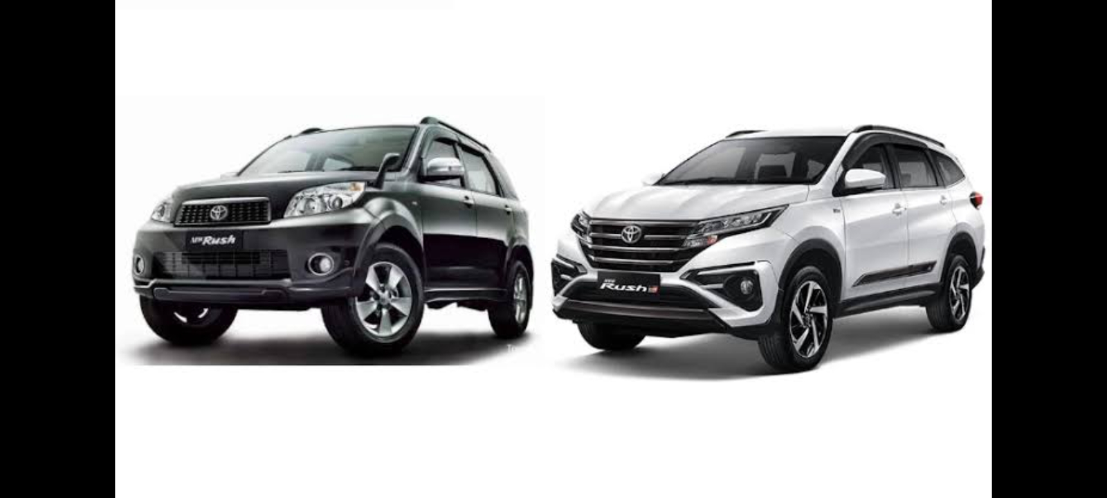 Perbandingan Toyota Rush lama vs yang baru.