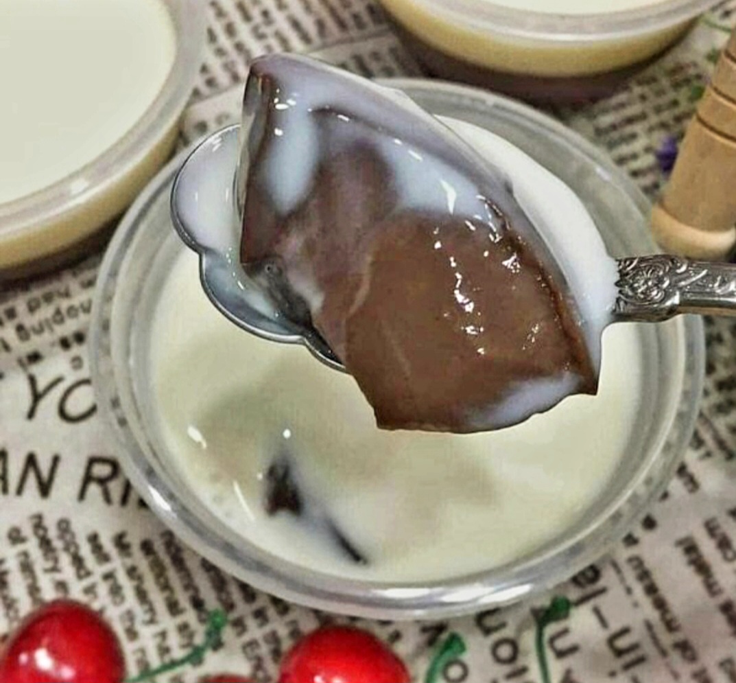 Puding cokelat vla ala KFC.