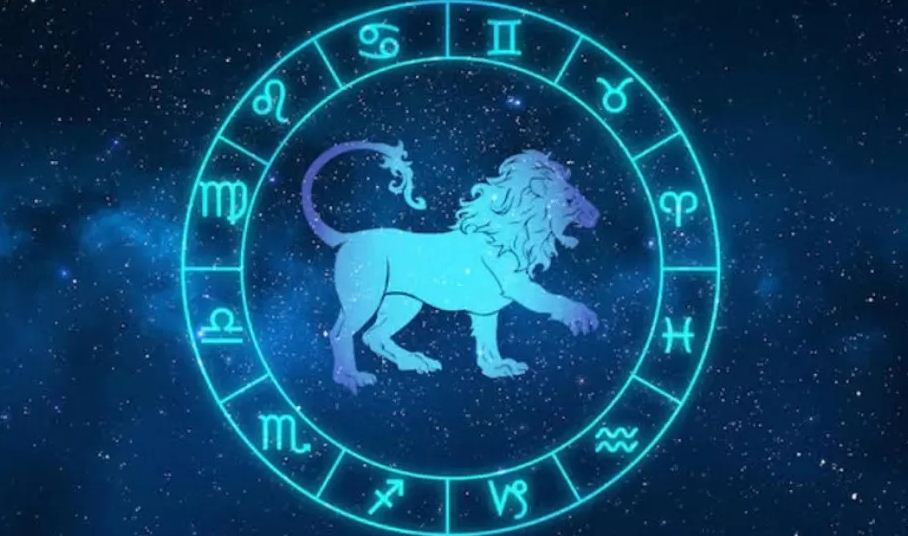 Ilustrasi zodiak Leo.