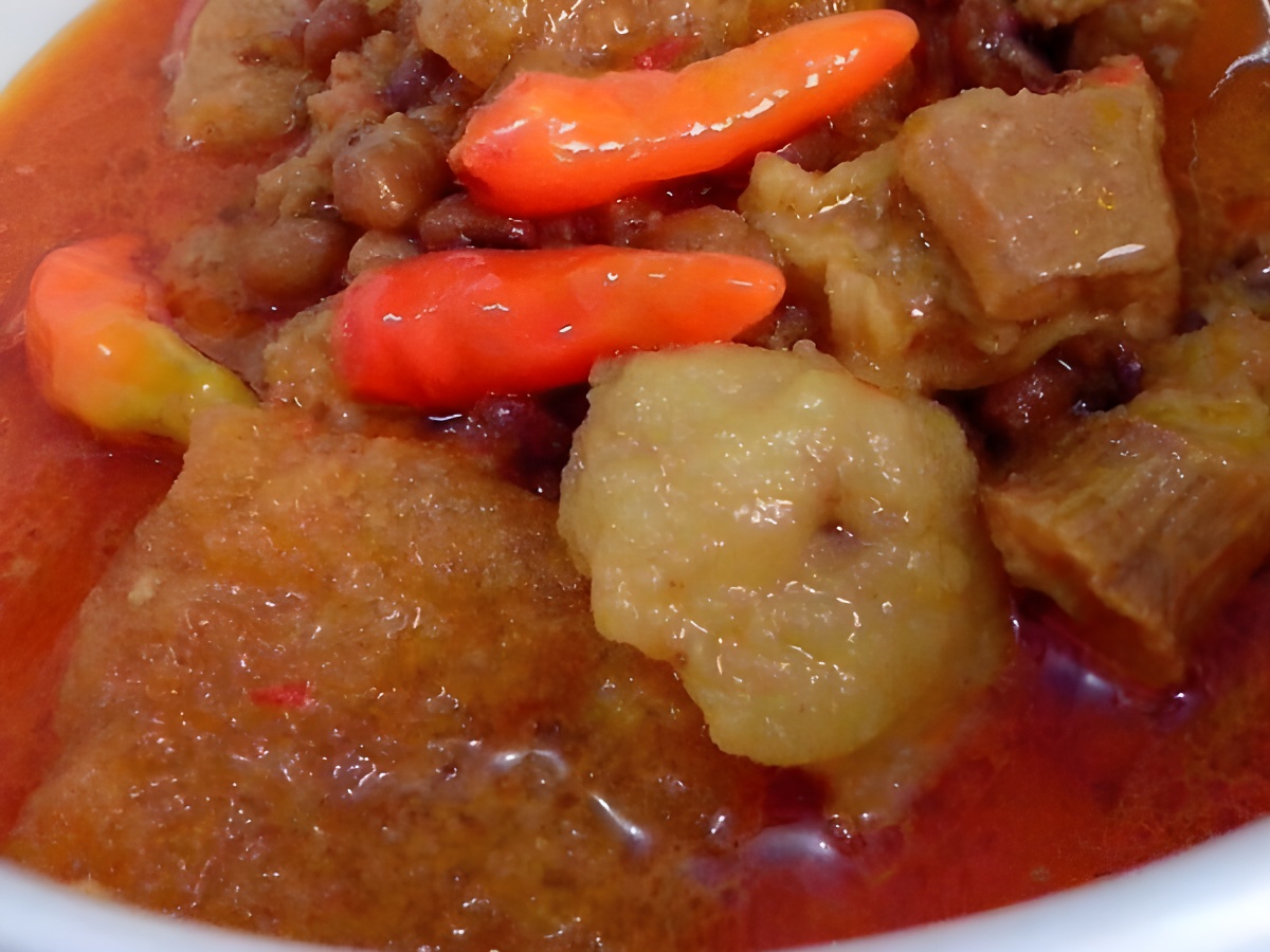 Sambal goreng krecek.