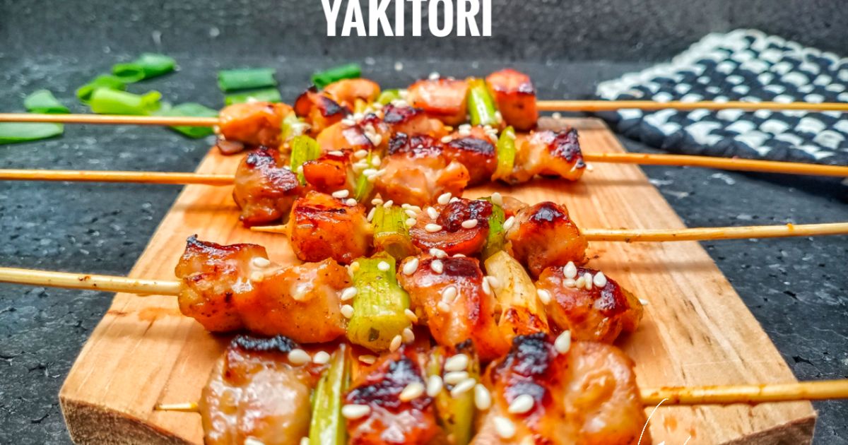 Ilustrasi Yakitori Sate Ayam Jepang
