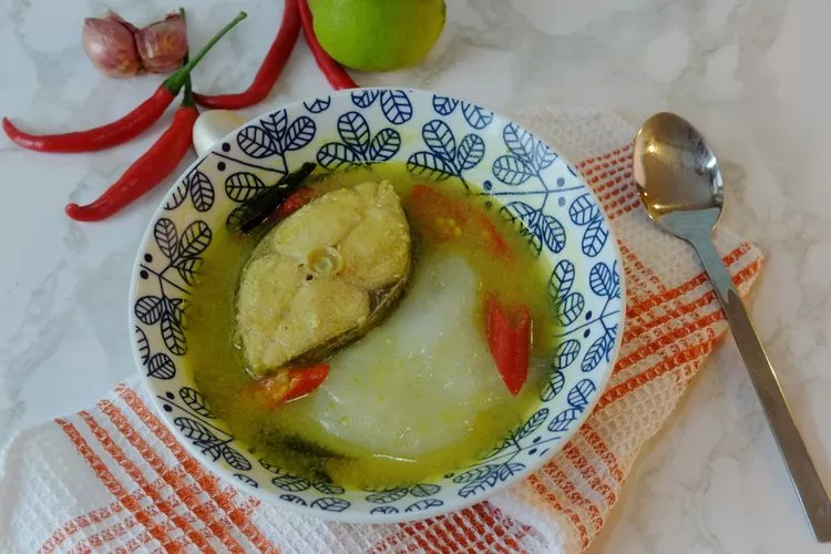 Ilustrasi Papeda & Ikan kuah Kuning