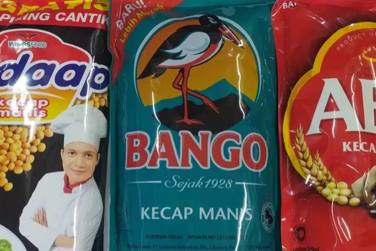 Tiga kecap manis terpopuler di Indonesia.