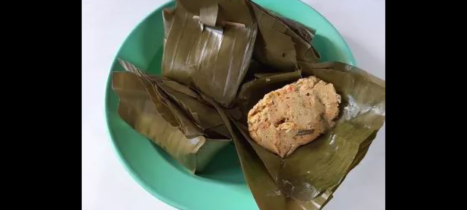 Botok udang lezat.