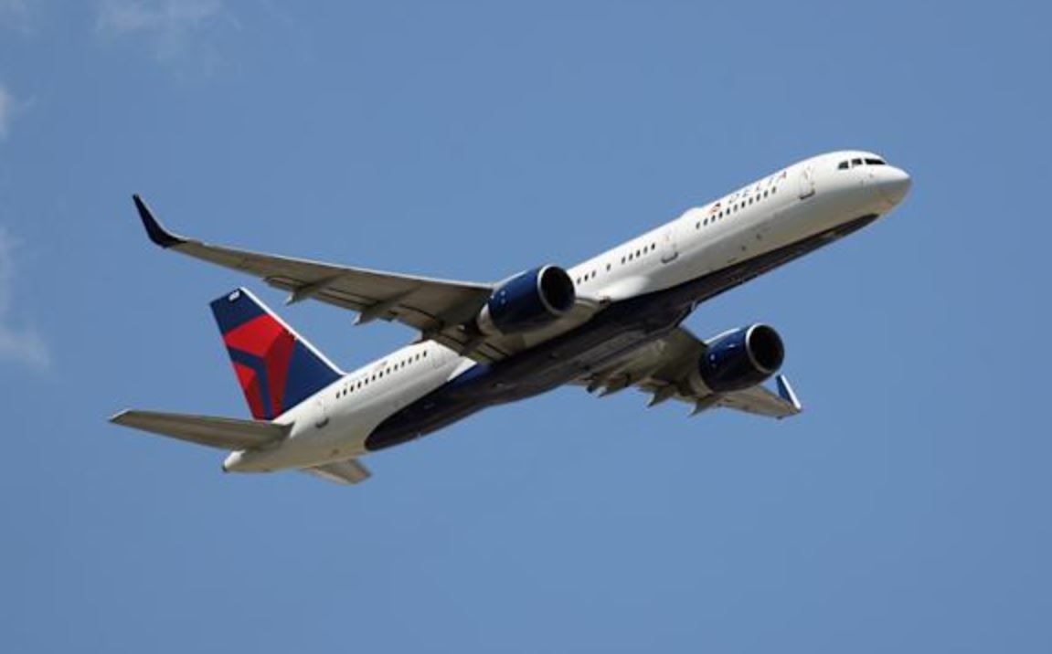 Pesawat jet Delta Airlines.