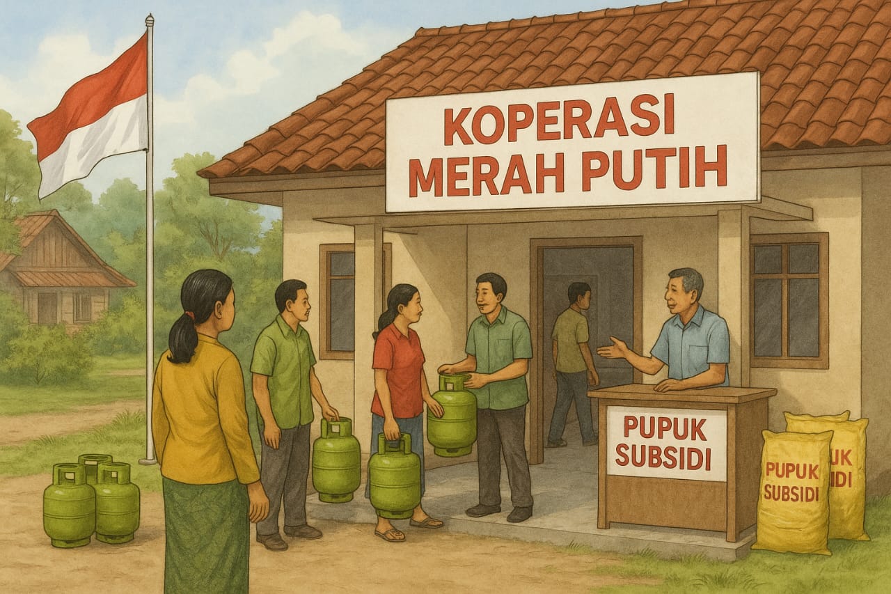 Disnaker KUKM memastikan seluruh koperasi merah putih di Kota Madiun telah tuntas legalitasnya. ILUSTRASI GRAFIS RADAR MADIUN