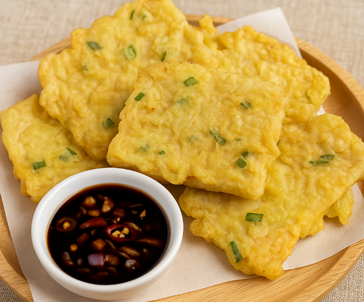Gurihnya tempe mendoan garing.