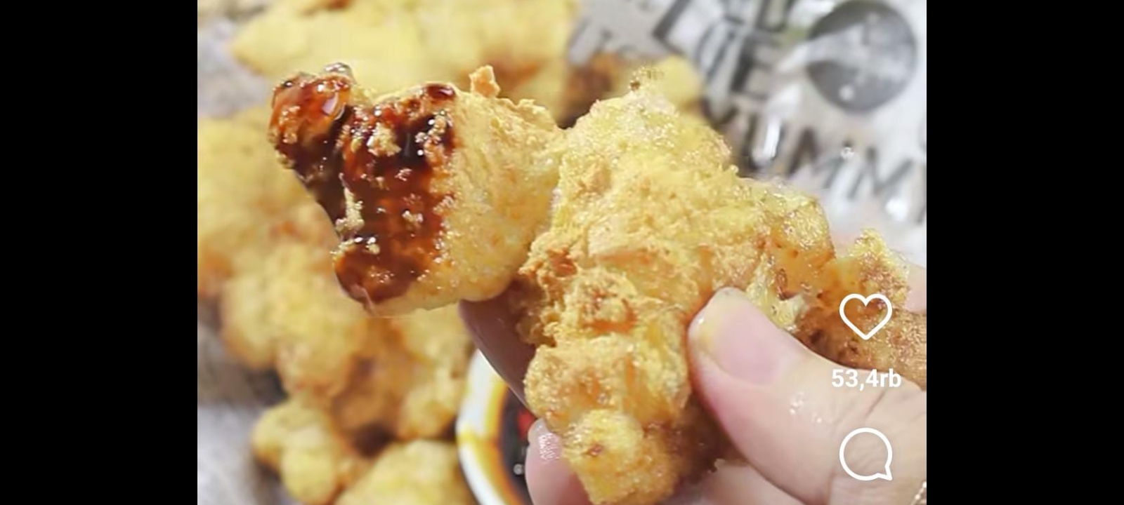 Tahu goreng renyah viral