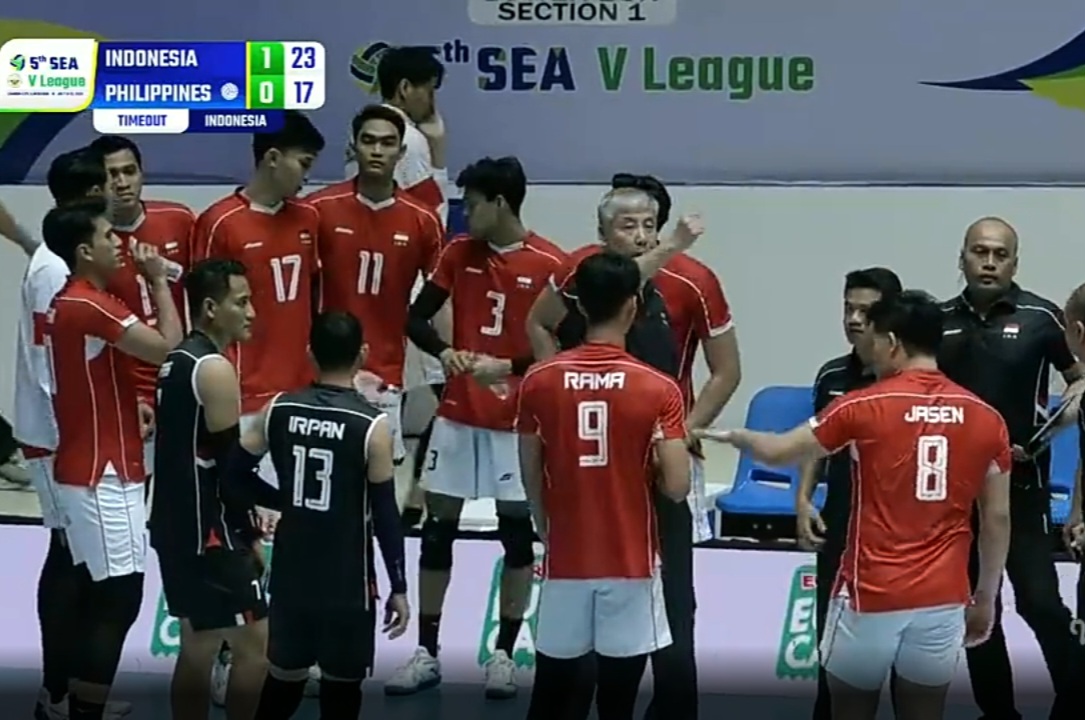 Indonesia menang 3-0.