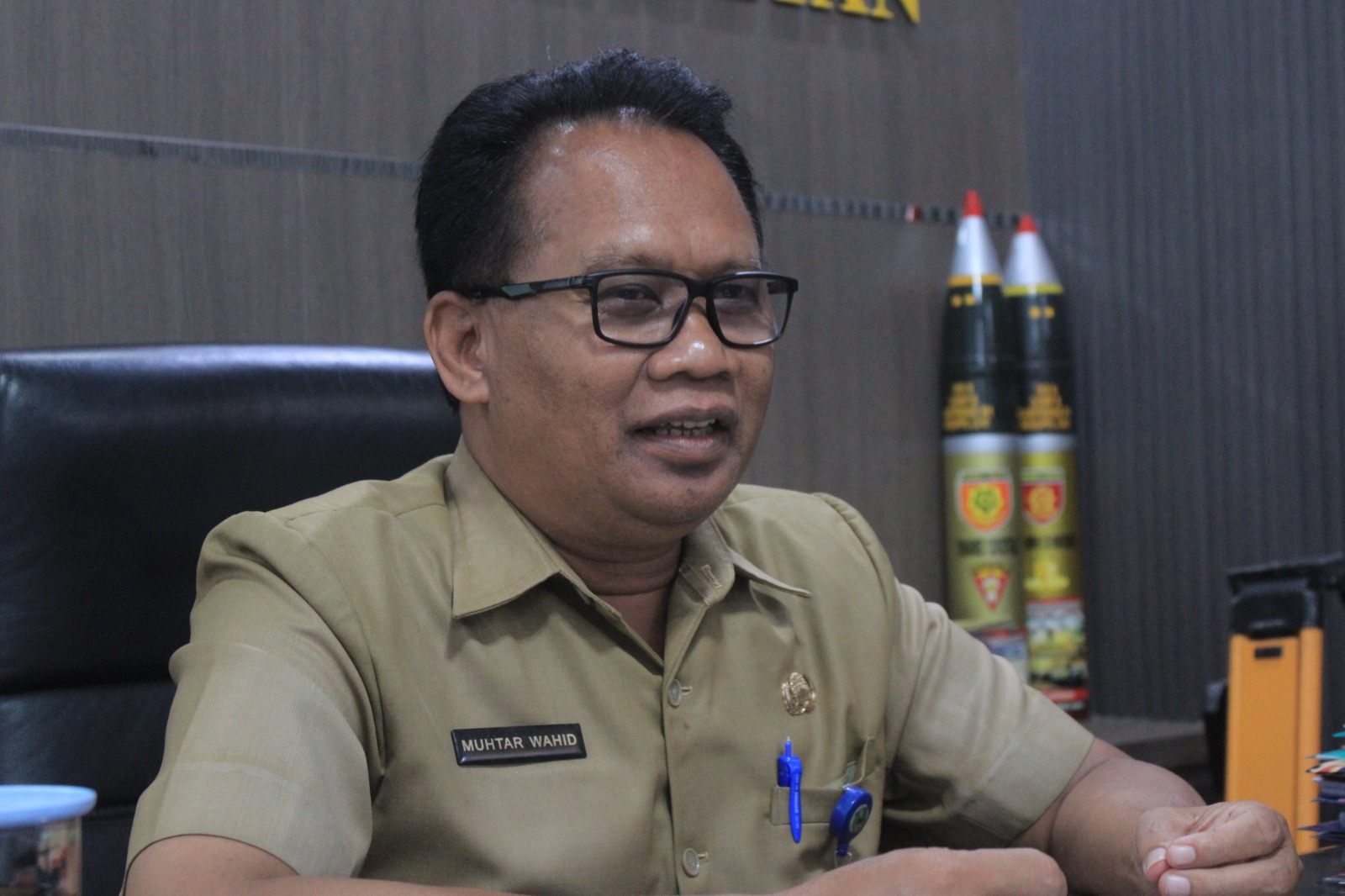 Penjabat Sekda Magetan Muhtar Wakid